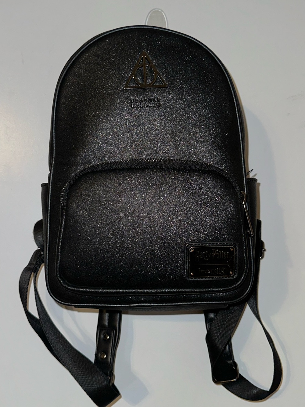 Warner Bros. Black Harry Potter Deathly Hallows Mini Backpack Loungefly
